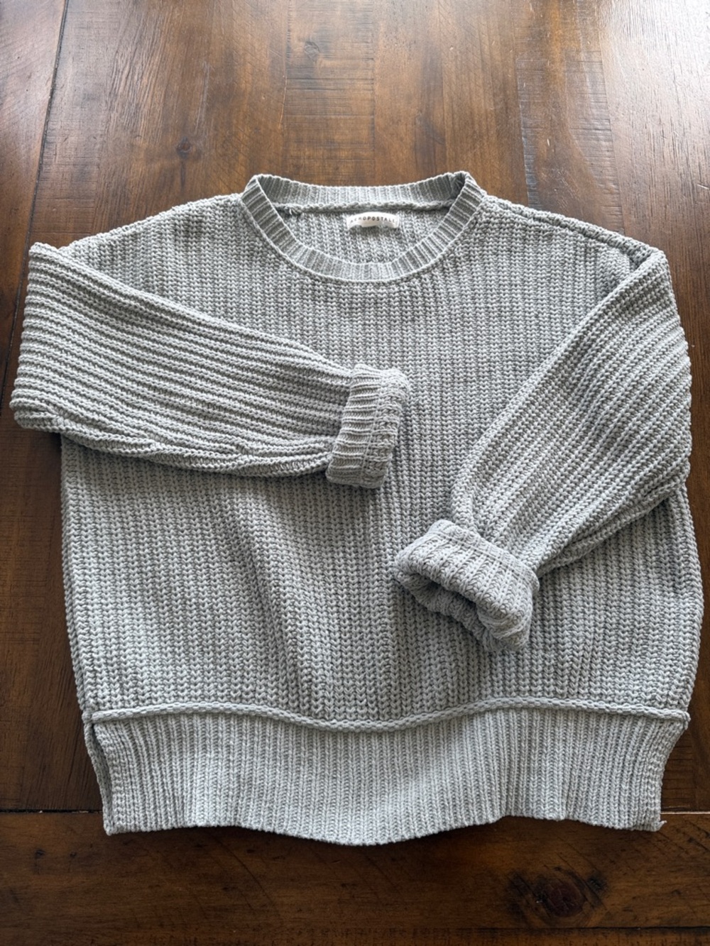 Cozy Women’s Light Sea Foam Knit Sweater